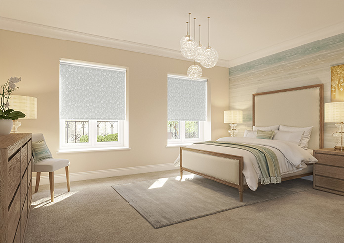 Woodland Phlox, Grey - Twist&Fit Roller Blind - Image 7